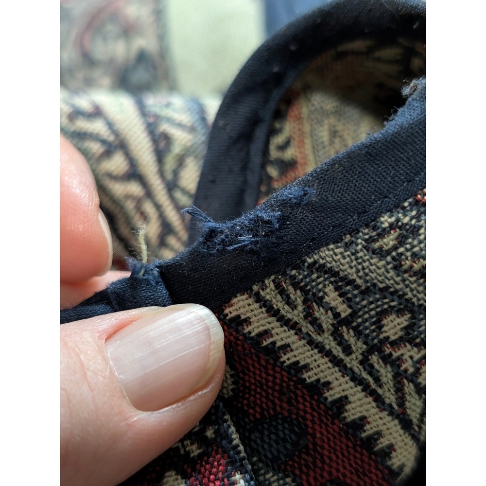 BonWorth XL Petite Tapestry Jacket Paisley Print Full Zip Up Coat - Picture 6 of 6